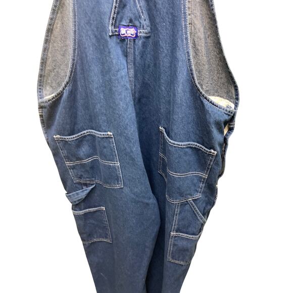 Vintage Big Smith Denim Overalls Farmer Carpenter  Size 40 x 28 - Picture 4 of 7